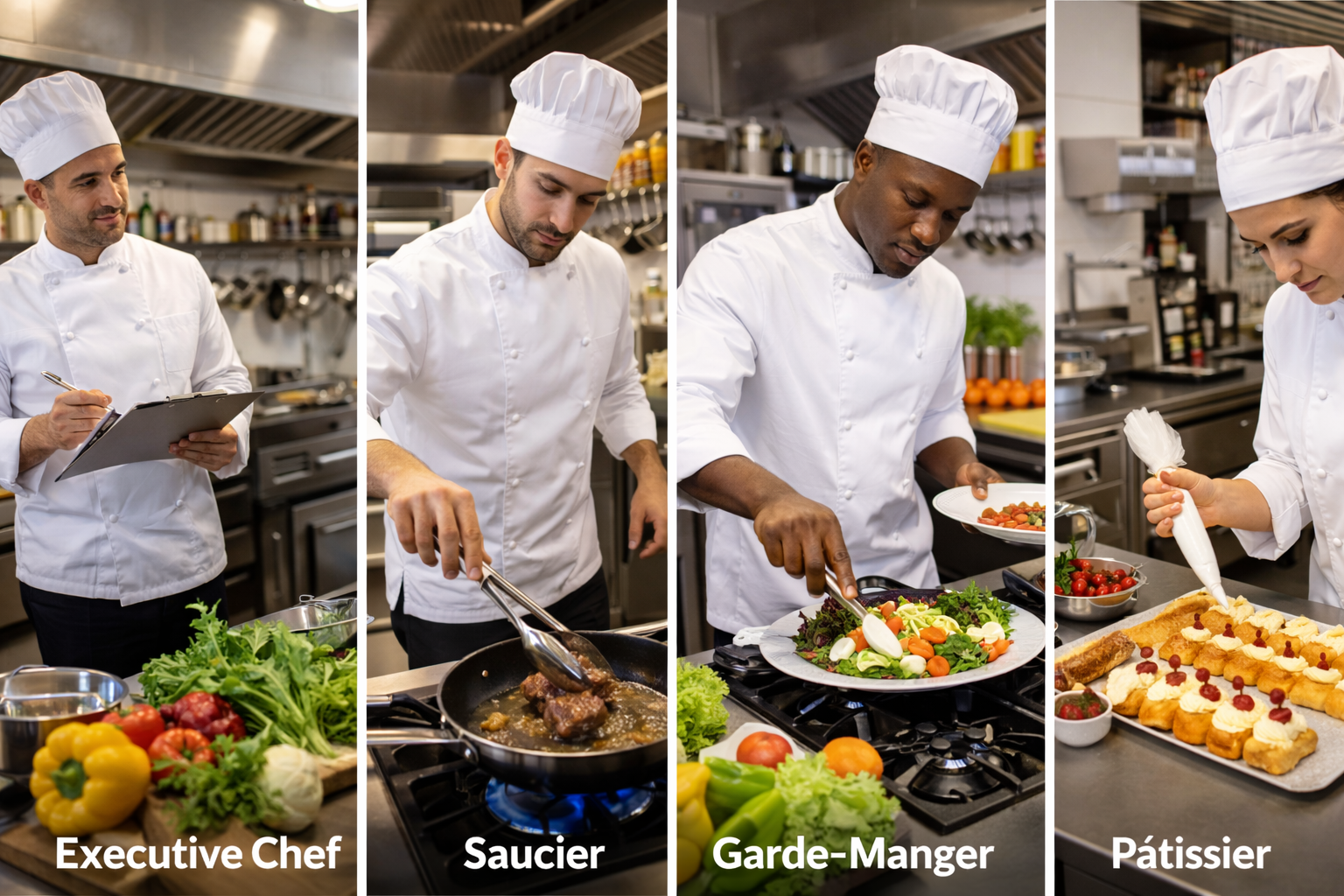 Les postes en cuisine : qui fait quoi ?